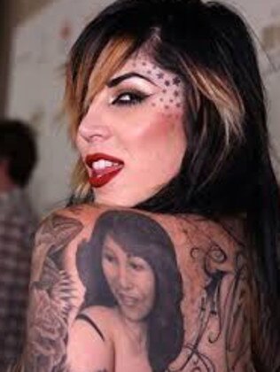 Kat von D is another celeb with a lot of ink.  Picture:  Supplied