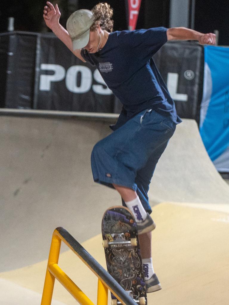 Fano Connor at Rumble On The Reef Sugar Bowl Skatepark Saturday 23 September 2023 Picture:Michaela Harlow