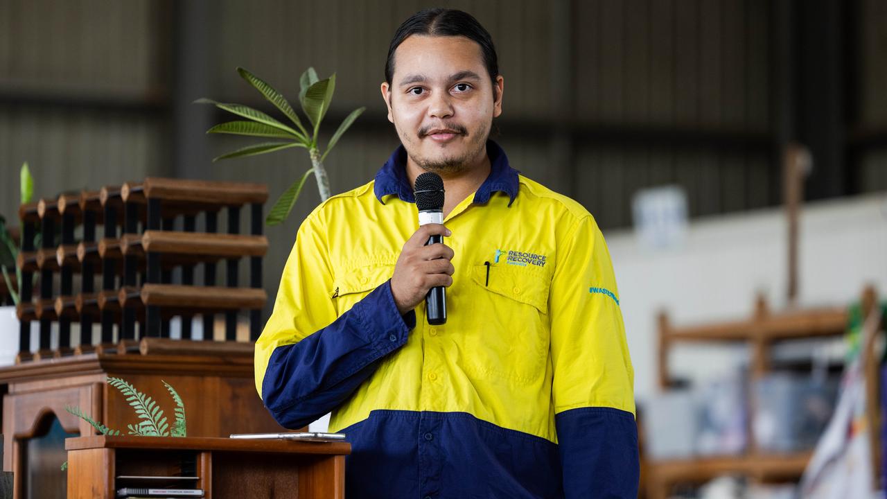 Reviva Reuse Shop in Darwin on its open day. Picture: Pema Tamang Pakhrin