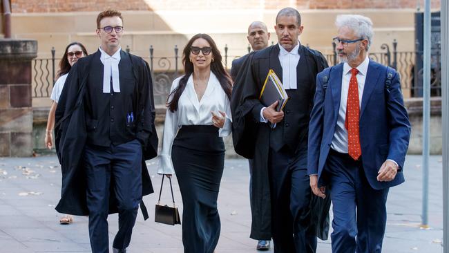 Journalist Antoinette Lattouf arrives at the Federal Court on Tuesday. Picture: NewsWire/Nikki Short