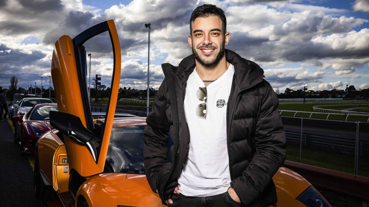 Adrian Portelli is a car enthusiast. Picture: Nicole Cleary