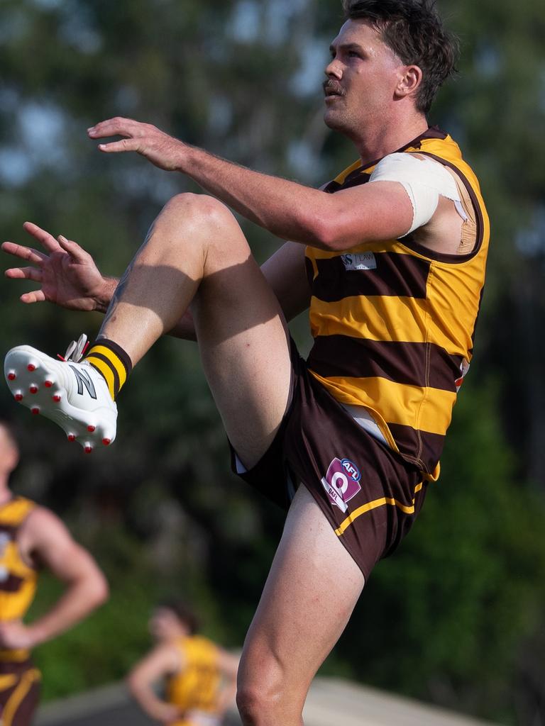 Connor Stackelberg in action for the Aspley Hornets. Picture: Aspley Hornets Facebook.