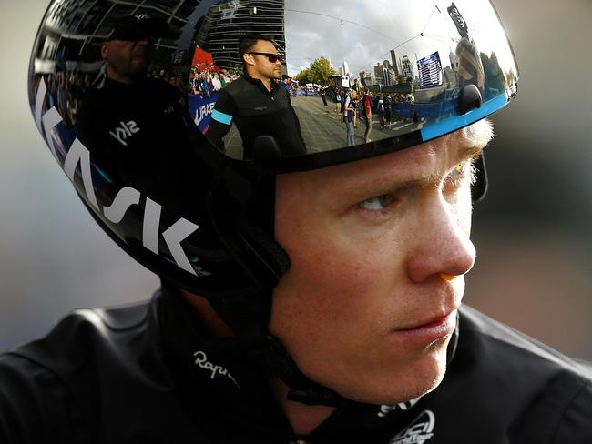 Herald Sun Cycling Tour 2016. Prologue. Chris Froome of the Sky Procycling team after todays stage . Pic: Mchael Klein