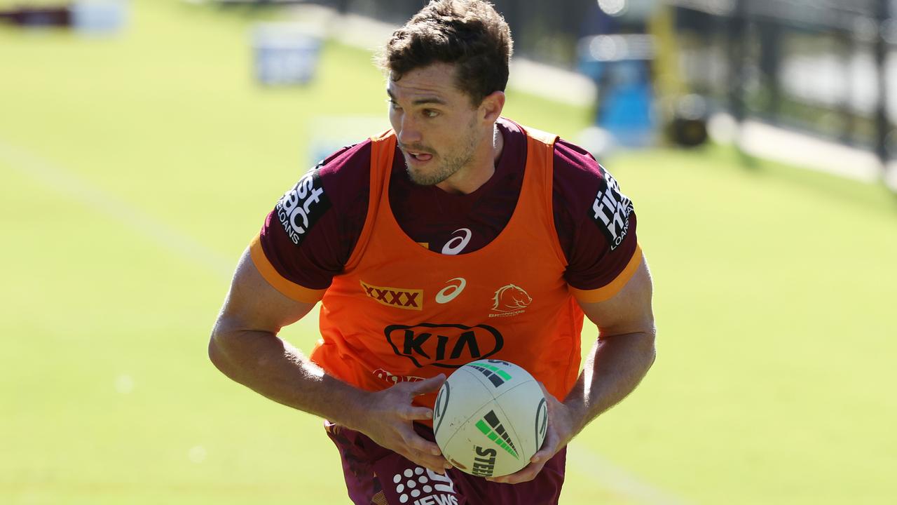 Corey Oates wants to finish his career with the Broncos. Picture: Liam Kidston