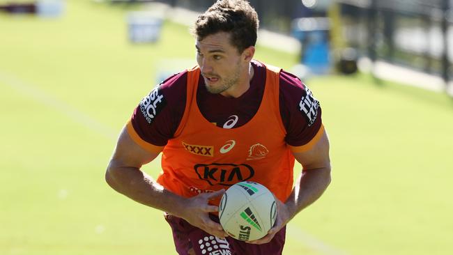 Corey Oates wants to finish his career with the Broncos. Picture: Liam Kidston