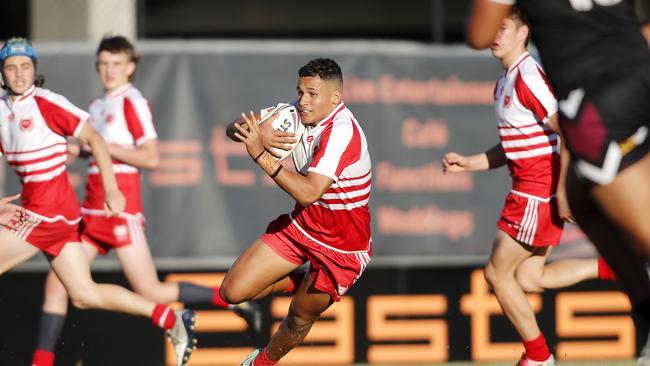 Palm Beach Currumbin’s Tanu Nona in the 2020 Walters Cup where he was a star. (Image/Josh Woning)