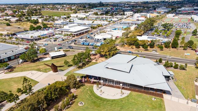 Hervey Bay Gallery, where a major $2.7 million refurbishment is underway.