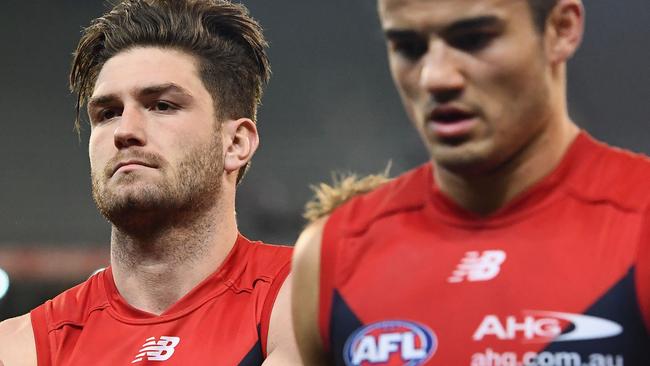 Tom Bugg walks off the MCG. Picture: Getty Images