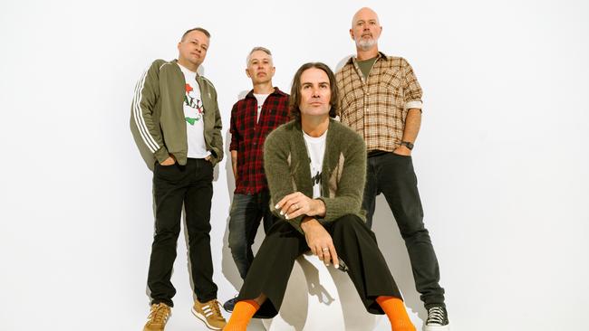 Australian rock band Grinspoon return with new album whatever, whatever. Picture: Michelle Grace Hunder / Supplied.