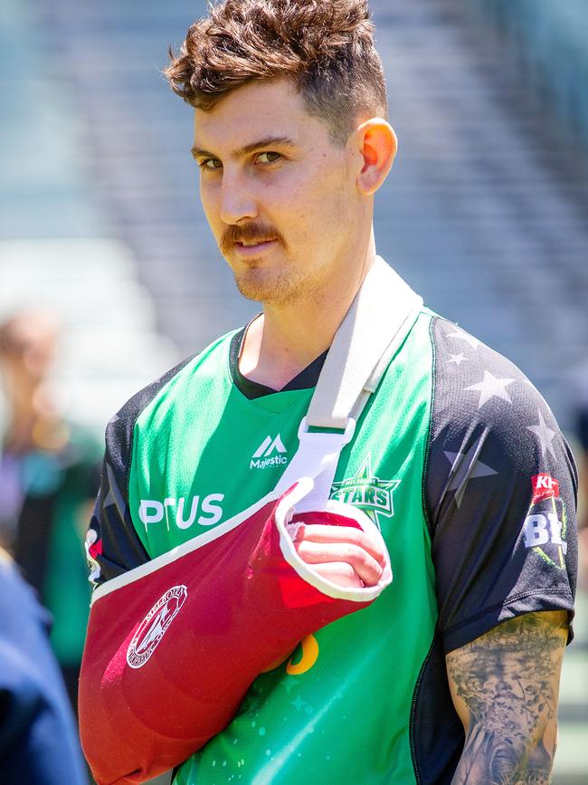 Nic Maddinson on the road to recovery.