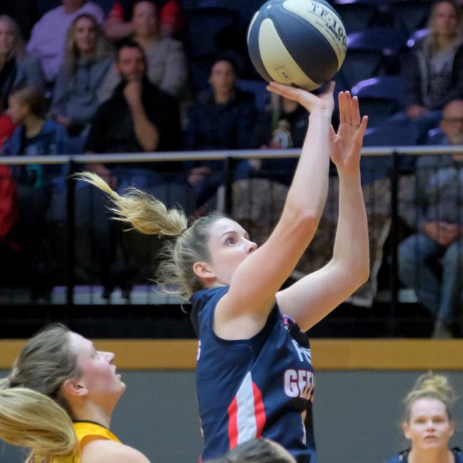 Women Basketball NBL1: Geelong Supercats v Melbourne Tigers. Geelong Supercats 8 Stephanie Blicavs . Picture: Mark Wilson