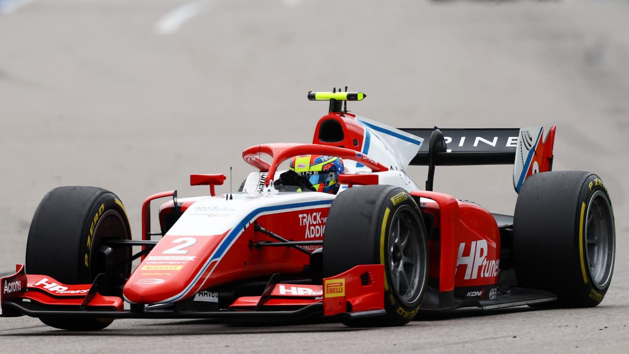 Oscar Piastri claimed another Formula 2 win on Sunday. (Photo by Bryn Lennon/Getty Images)