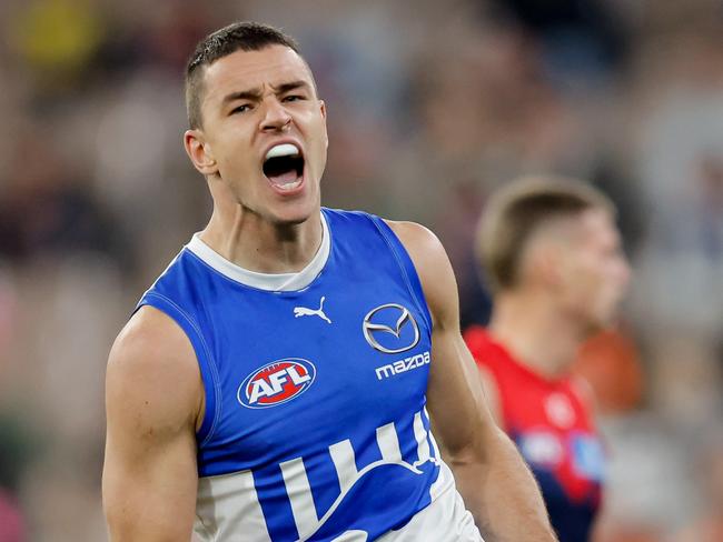 The Kangaroos need to lock away their young guns, including Luke Davies-Uniacke, long-term. Picture: Dylan Burns/AFL Photos via Getty Images