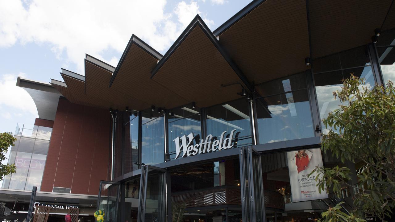 The men are accused of consorting at Westfield Carindale. (AAP Image/John Pryke)