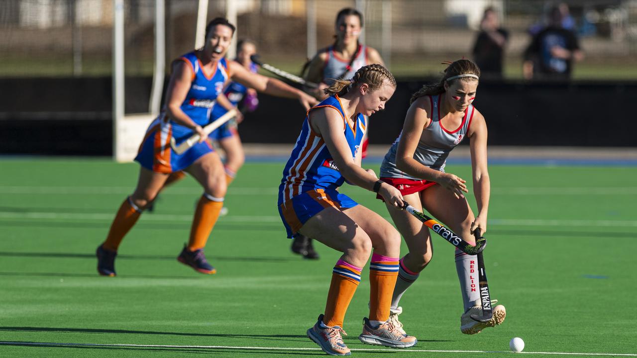 Newtown vs Red Lion in A2 Women's Toowoomba Hockey grand final at Clyde Park, Saturday, September 7, 2024. Picture: Kevin Farmer