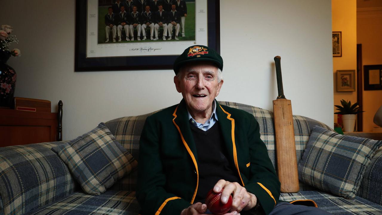 Australian cricket legend and all-rounder Alan Davidson has passed away aged 90. Picture: John Feder/The Australian.