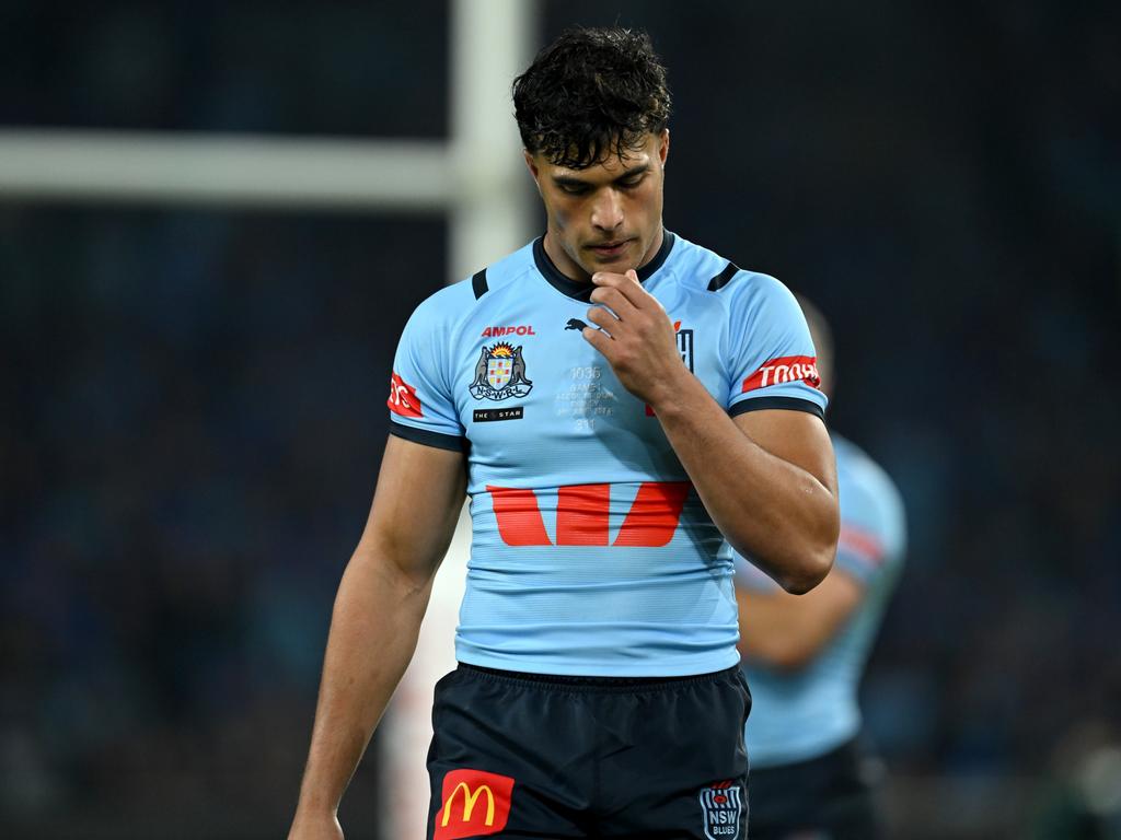 State of Origin Game 1, New South Wales v Queensland - Joseph-Aukuso Sua'ali'i, Send off, Dejection, Picture: NRL Photos