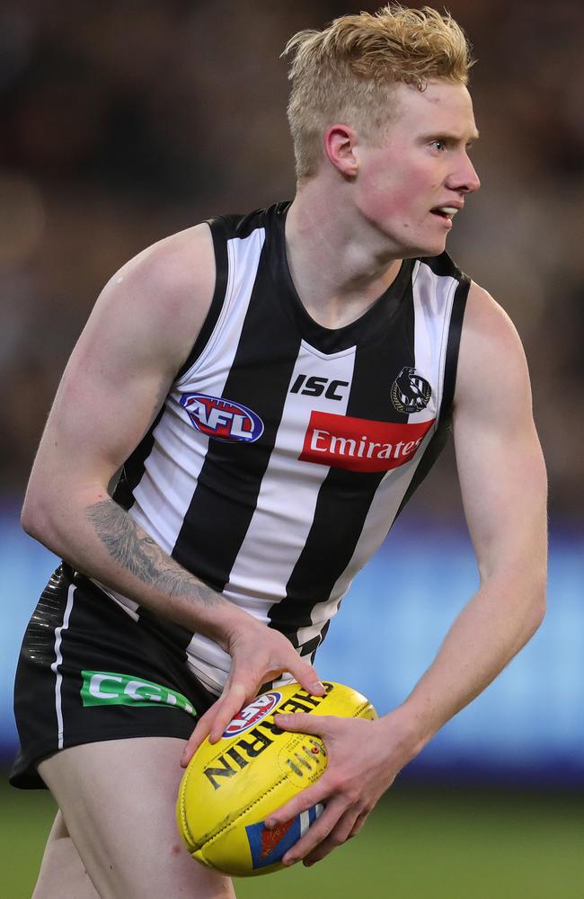 Collingwood's John Noble. Picture: Michael Klein