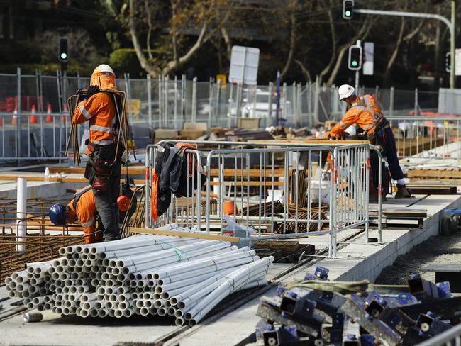 More than 8000 metres of track has been laid out. Picture: Justin Lloyd