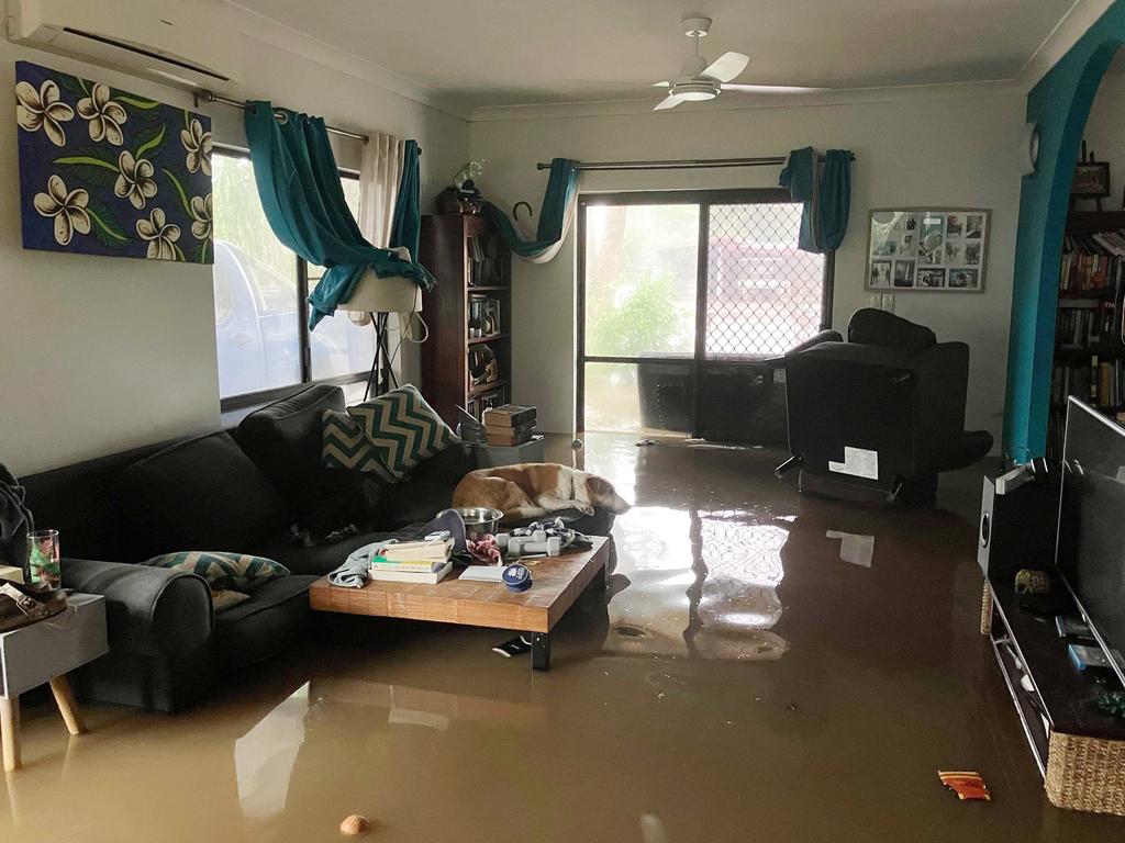 Floodwaters have inundated homes and businesses and levels continue to rise around the Far North. Picture: Dan Bateman