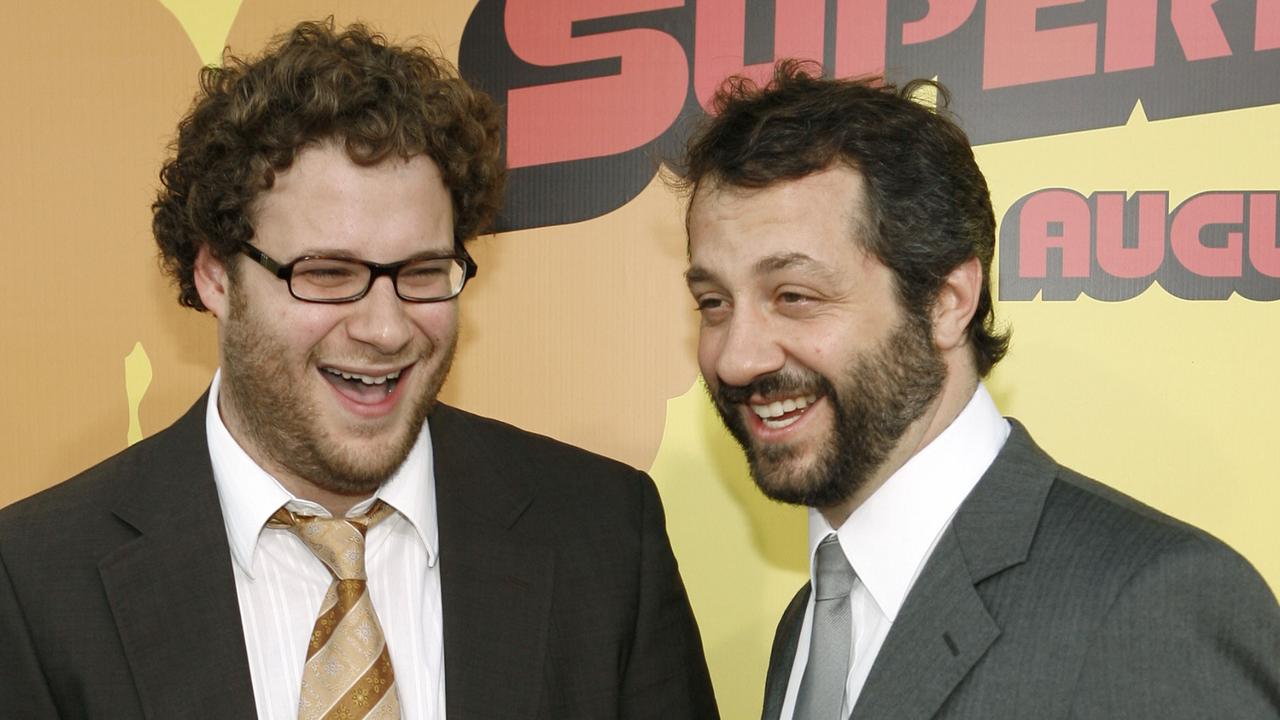 Seth Rogen and Judd Apatow in 2007. Picture: AP Photo/Matt Sayles