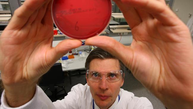 Professor David Paterson at the University of Queensland Centre for Clinical Research in Brisbane.