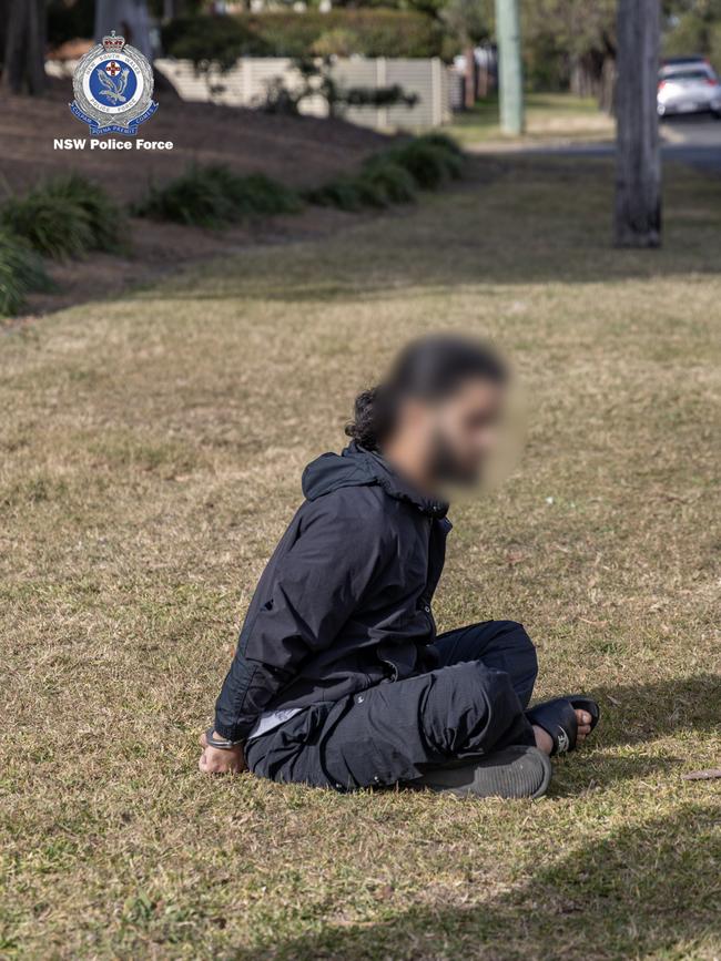 The 22-year-old men were arrested at Guildford and Chester Hill. Picture: NSW Police