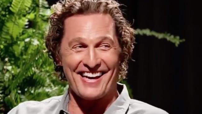 Matthew McConaughey, sans hackey sack.