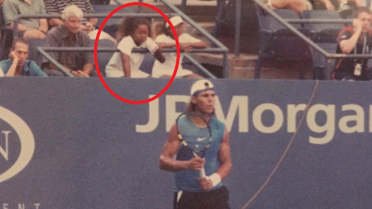 Hidden detail in Rafa Nadal photo.