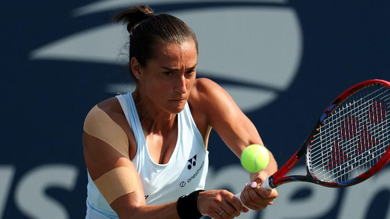 Garcia was a first round casualty of the US Open. Photo: Luke Hales/Getty Images/AFP