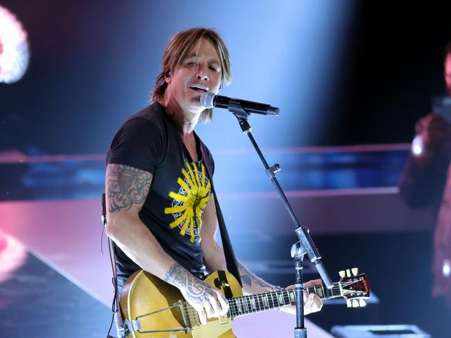 Keith Urban performs onstage at the 2022 CMT Music Awards. Picture: Theo Wargo