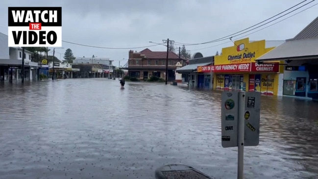 Wild scenes as Byron Bay inundated by floodwater