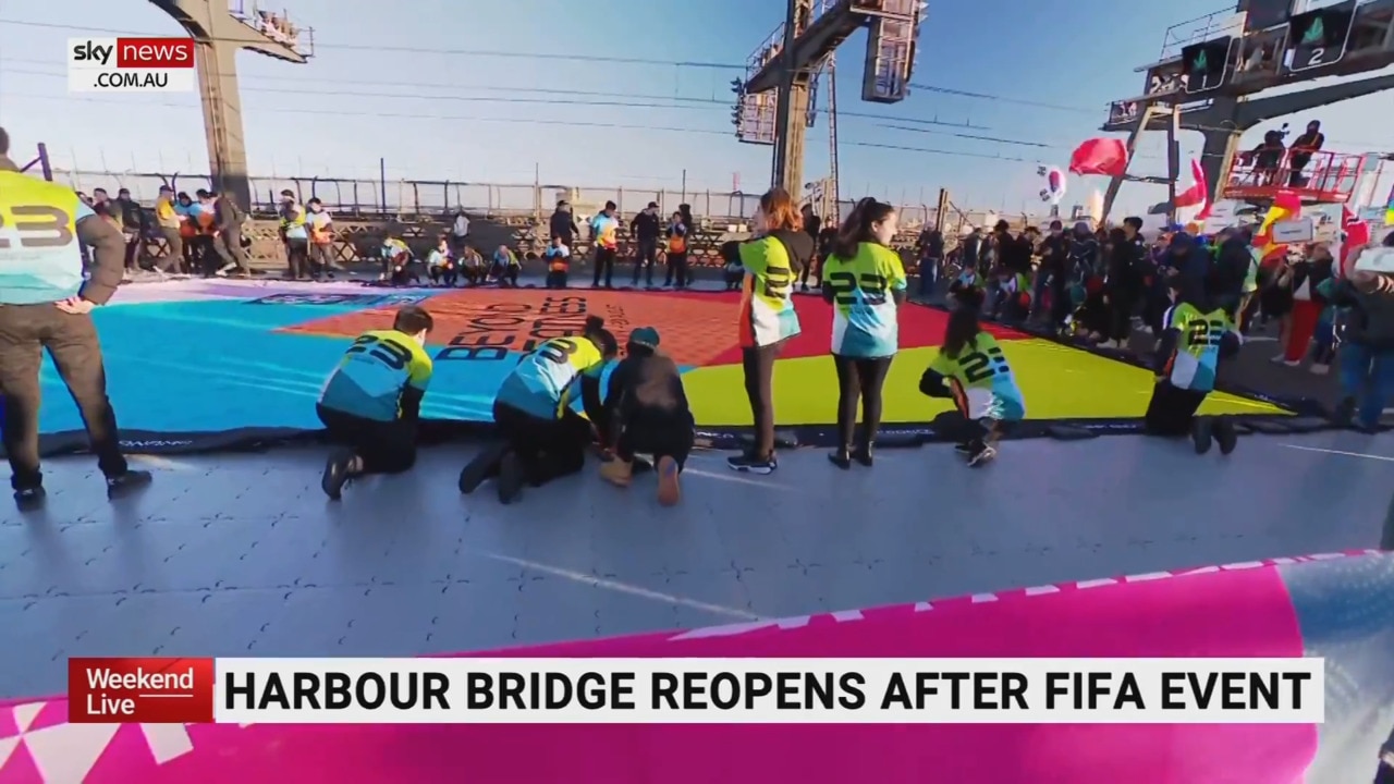 FIFA Women’s World Cup celebrations held on Sydney Harbour Bridge 