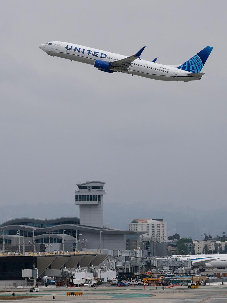 The passenger has spoken about the incident. Picture: Justin Sullivan/Getty Images/AFP