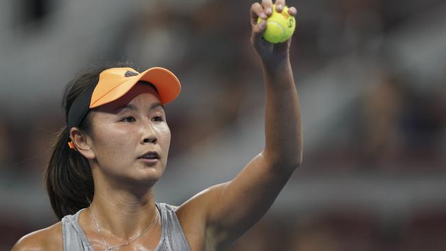 Peng Shuai has been missing since alleging she was sexually exploited by a former vice-premier of China. Picture: Getty Images