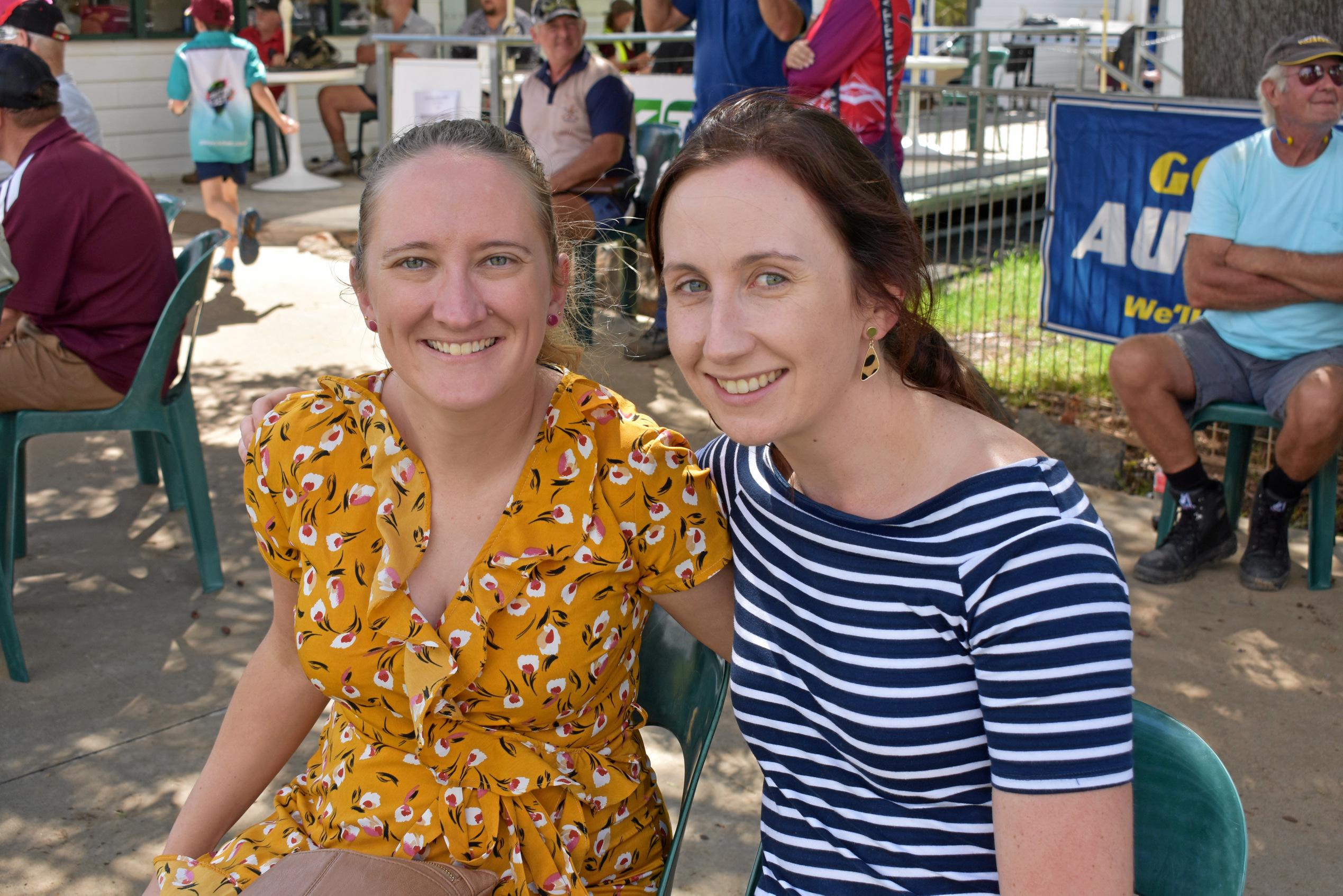 Sarah Bates and Samantha Taylor. Picture: Jorja McDonnell