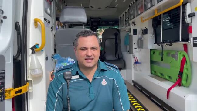 Cairns paramedic Jay Nevins at Thank A First Responder Day in Cairns