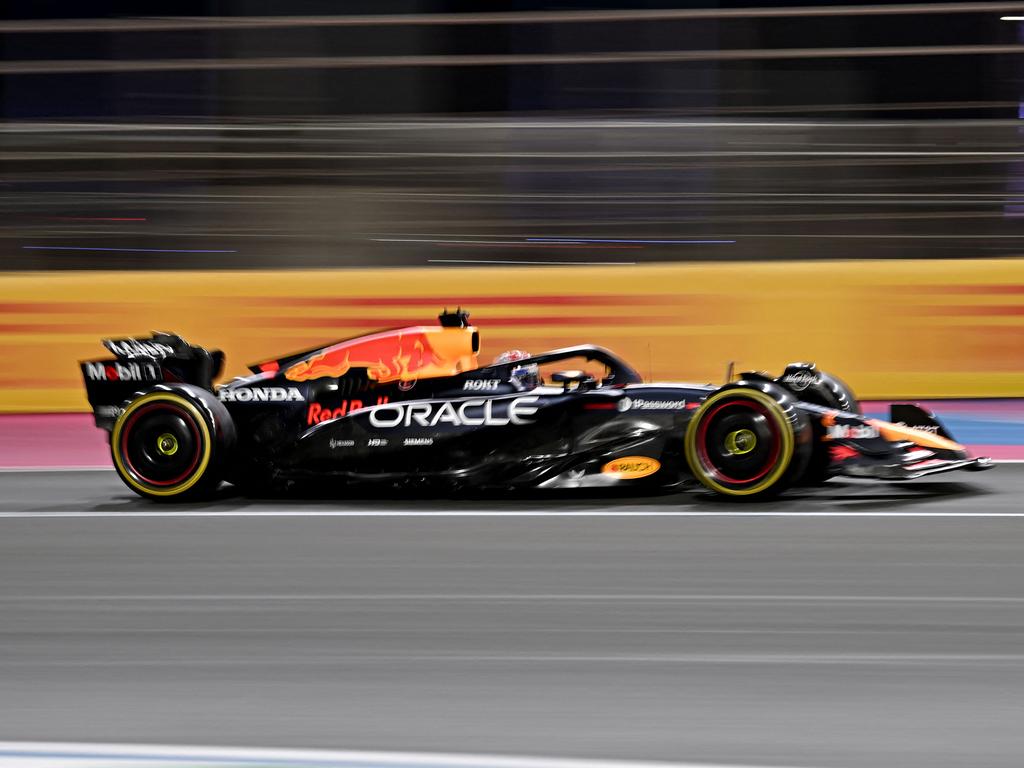 Four-time world champion Max Verstappen during second practice in Saudi Arabia. Picture: Gabriel Bouys / AFP