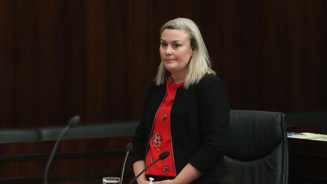 Anita Dow acting Labor leader. Last sitting day of the Tasmanian parliament before the Winter break. Picture: Nikki Davis-Jones