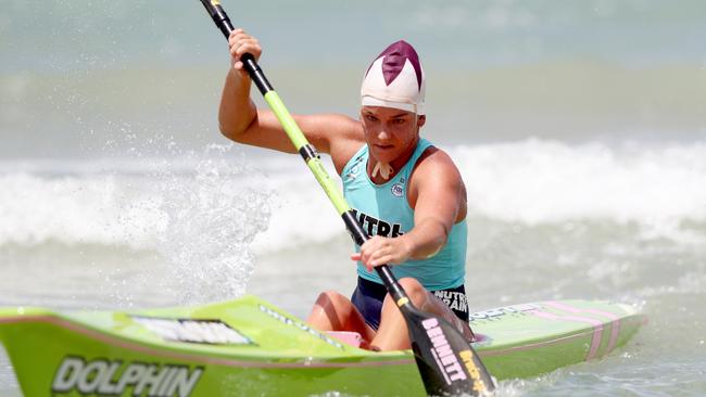 Maddy Dunn during the ironwoman series last year.