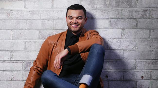 Guy Sebastian at Sony HQ in Sydney. Picture: Sam Ruttyn