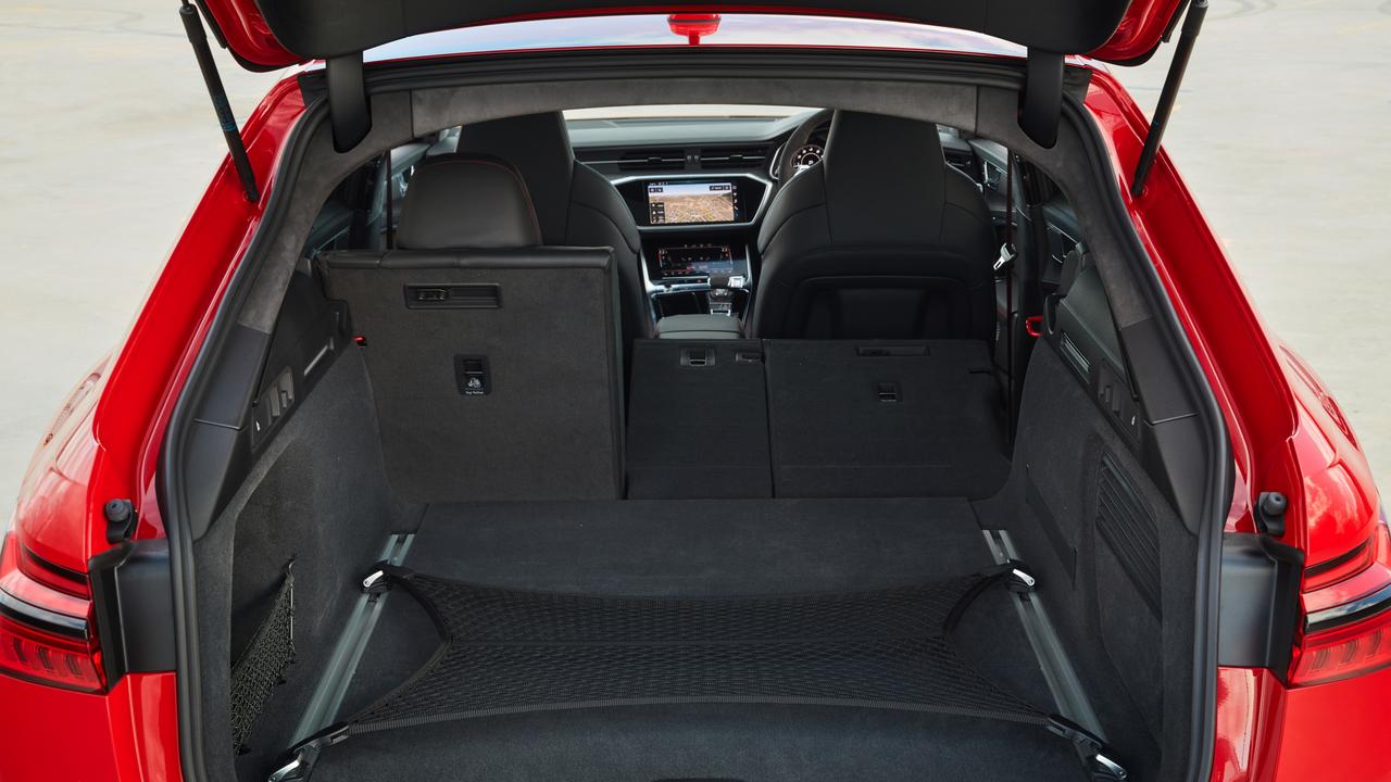 Boot space is smaller in the Audi RS 6 Avant compared to its RS Q8 sibling.