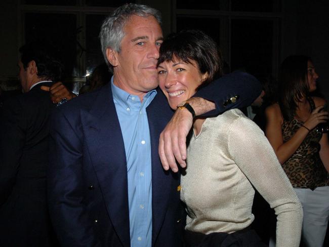 Jeffrey Epstein and Ghislaine Maxwell pictured in 2005. Picture: Getty Images