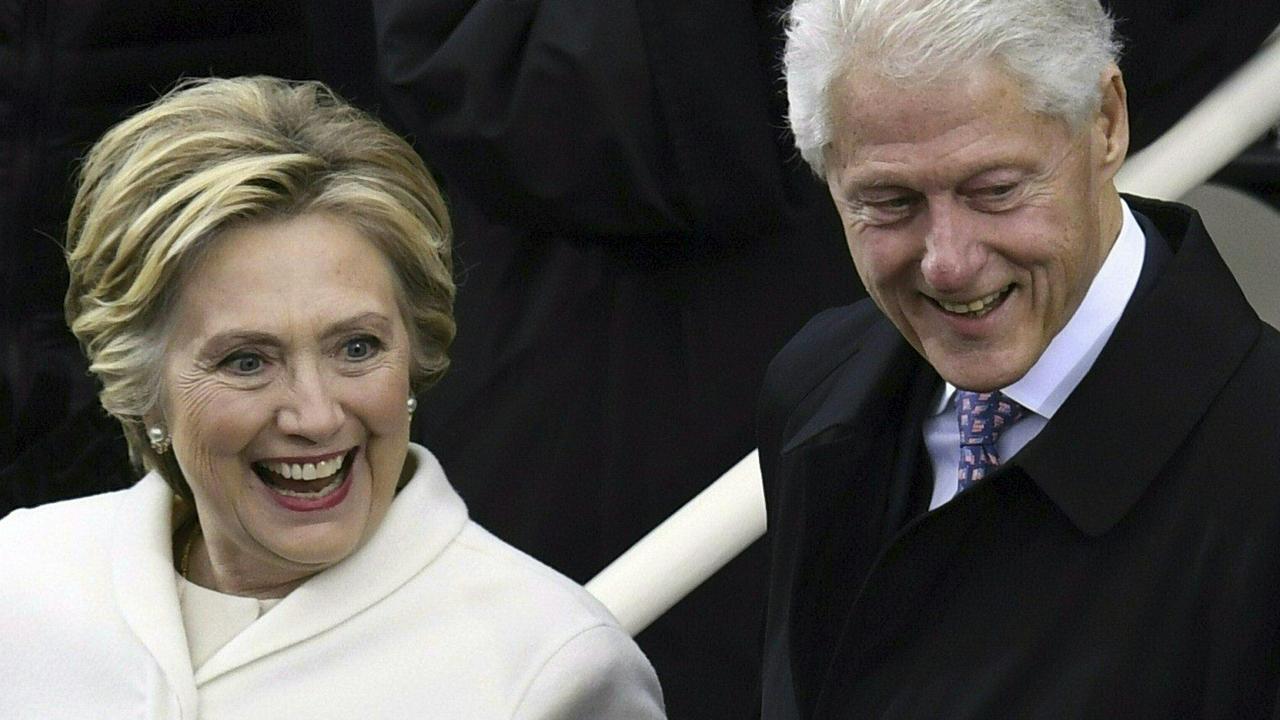 Hillary and Bill Clinton. Picture: AFP