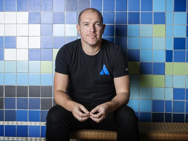 Atlassian’s “work futurist” Dominic Price encouraged disillusioned Amazon workers to apply for a job at the global tech giant. Picture: Hollie Adams/The Australian