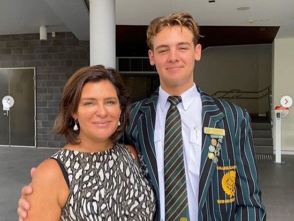 Brisbane Boys College school captain Mason Black. Picture: Instagram