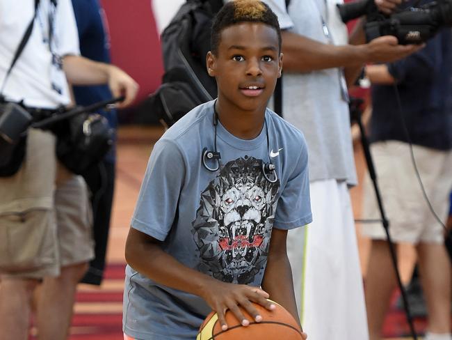 Lebron Jr. is a gun.