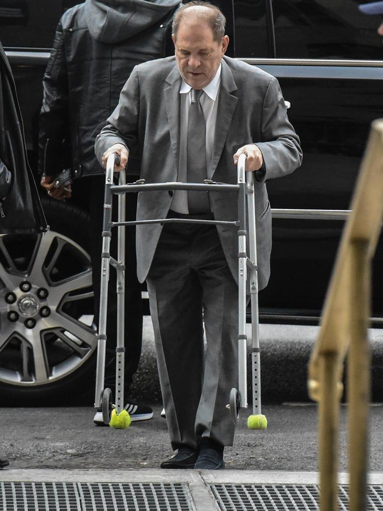 Weinstein arrives for court on Tuesday. Picture: Stephanie Keith/Getty Images/AFP