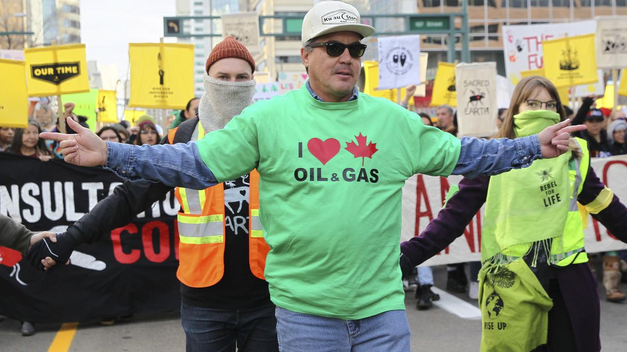 Climate activist Greta Thunberg has her detractors in Alberta. Picture: Dave Chidley/The Canadian Press via AP.