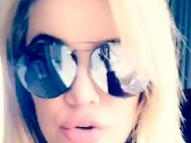 Khloe Kardashian hints at pregnancy with Snapchat selfie news Australia s leading news site